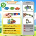 Thumbnail 6 de Wootoyz 150-piece magnetic building blocks for kids 🧩