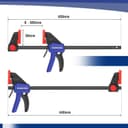 Thumbnail 2 de WORKPRO 305 mm Ratchet Bar Clamp Set 68 kg 🛠️