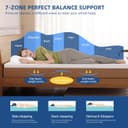 Thumbnail 3 de wowttrelax Memory Foam Mattress Topper 4 in Double Bed 🛏️