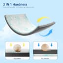 Thumbnail 4 de wowttrelax Memory Foam Mattress Topper 4 in Double Bed 🛏️