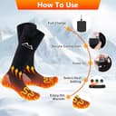 Thumbnail 2 de WUEAOA Heated Socks 5000mAh heated socks 🔥🧦