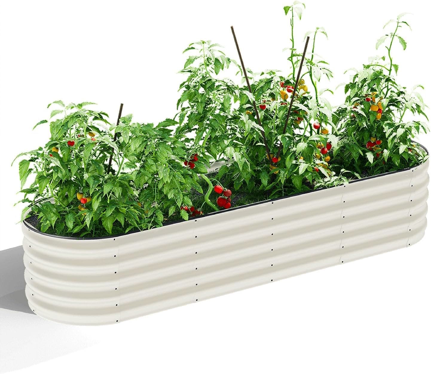 Wurzberge Anti-rust Coated Raised Bed 648L Oval Garden Kit 📦