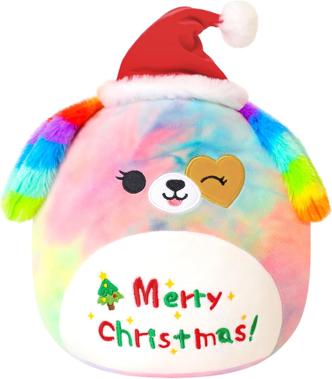 Xfrog Xmas Stuffed Animal Dog Plush 25 cm dog pillow 🧸