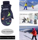 Thumbnail 5 de XIAOHAWANG Kids Ski Gloves waterproof mittens (2–8 yrs) 🧤