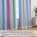 Thumbnail 1 de XiDi Ombre Voile Curtains 132x183cm nursery curtains 🪟