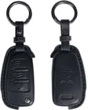 Thumbnail 3 de XUKEY Genuine Leather 3‑Button Car Key Cover 🚗