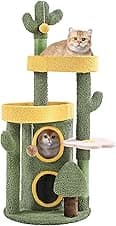 Yaheetech 123 cm cactus cat tree with condos 🐱