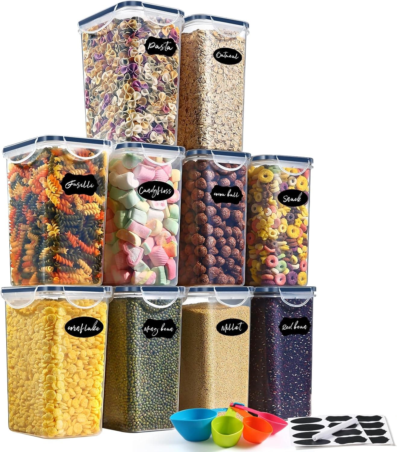 YASHE 1.5L Airtight Food Storage Containers set of 10 📦