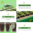 Thumbnail 1 de YAUNGEL Seed Trays 72‑cell, 6 pack 🌱