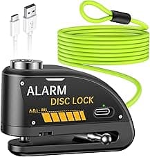 YBLNTEK Motorbike Alarm Disc Lock 120dB 🏍️