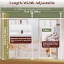 Thumbnail 1 de Yeabett Room Divider adjustable 122–305cm, 70–290cm 📦