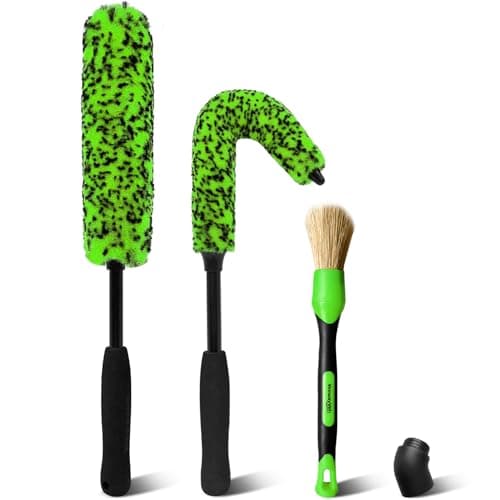 YeewayVeh 3PCS wheel brush kit for alloy wheels 🧽