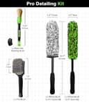 Thumbnail 6 de YeewayVeh 4PCS wheel cleaning kit 360° bendable brush 🧽