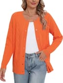 Thumbnail 1 de YGJIEGENG Chunky Cable Knit Cardigan S-2XL 🧥