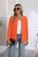 Thumbnail 2 de YGJIEGENG Chunky Cable Knit Cardigan S-2XL 🧥