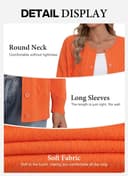 Thumbnail 4 de YGJIEGENG Chunky Cable Knit Cardigan S-2XL 🧥