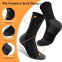 Thumbnail 3 de Yinqier Mens Thermal Socks 6 pairs — hiking socks 🧦