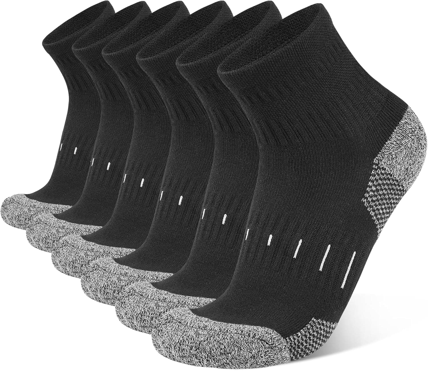 YOJOOM Mens Sports Quarter Ankle Socks 9-12 🧦