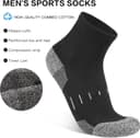 Thumbnail 1 de YOJOOM Mens Sports Quarter Ankle Socks 9-12 🧦