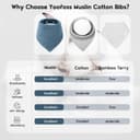 Thumbnail 1 de Yoofoss Baby Bibs – 10 Pack Dribble Bandana Bibs 📷