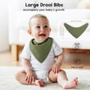 Thumbnail 2 de Yoofoss Baby Bibs – 10 Pack Dribble Bandana Bibs 📷