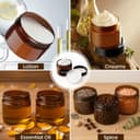 Thumbnail 5 de Ysimple 9Pcs Amber Cosmetic Jars 120ml 🧴