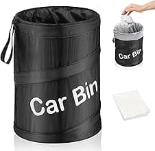 Zacro Car Bin foldable car trash bag with 5 bags 🚗