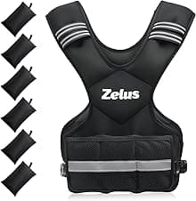 ZELUS Adjustable Weighted Vest 9.1kg 🏋️♂️