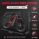 Thumbnail 1 de Zettum 600D PU Bike Cover for 1 Bike 🚲