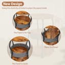 Thumbnail 4 de ZEXVIDA Round Side Table 40 x 40 x 55 cm 🪑