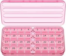 Zoksi Monthly Pill Box Organiser 31-day, 8 compartments 💊