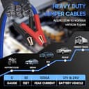 Thumbnail 5 de 0AWG x 30Ft Heavy Duty Jumper Cables 1000A 🚗