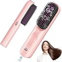 Thumbnail principal de 10,000mAh Cordless Hair Straightener Brush — Portable Brush 💇♀️