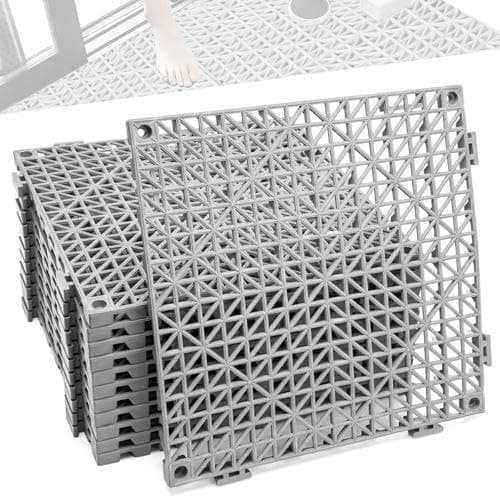12-Piece Interlocking Rubber Floor Tiles ⚙️
