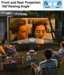 Thumbnail 3 de 120" Portable Outdoor Projector Screen HD 16:9 🎥