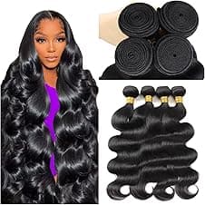12A Human Hair Bundles 20–26 Inch Body Wave Hair Extensions 💇♀️