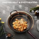 Thumbnail 3 de 13 Inch Carbon Steel Wok 5.8QT, Pre-Seasoned 🍳