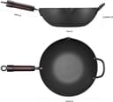 Thumbnail 5 de 13 Inch Carbon Steel Wok 5.8QT, Pre-Seasoned 🍳
