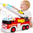 Thumbnail principal de 15" Large Fire Truck Toy for Kids with Ladder 📦