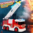 Thumbnail 1 de 15" Large Fire Truck Toy for Kids with Ladder 📦