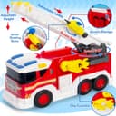Thumbnail 2 de 15" Large Fire Truck Toy for Kids with Ladder 📦