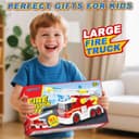 Thumbnail 6 de 15" Large Fire Truck Toy for Kids with Ladder 📦