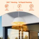 Thumbnail 4 de 1500W Hanging Electric Outdoor Heater for Patio 🔥