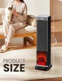 Thumbnail 5 de 1500W PTC Ceramic Space Heater with Thermostat 🔥