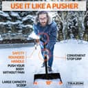 Thumbnail 5 de 18-Inch Ergonomic Snow Shovel with 60" Handle ❄️