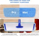 Thumbnail 1 de 18" Professional Microfiber Mop 4-Pack Pads 🧹