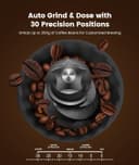 Thumbnail 2 de 20 Bar Espresso Machine with Anti-Clog Grinder ⚙️