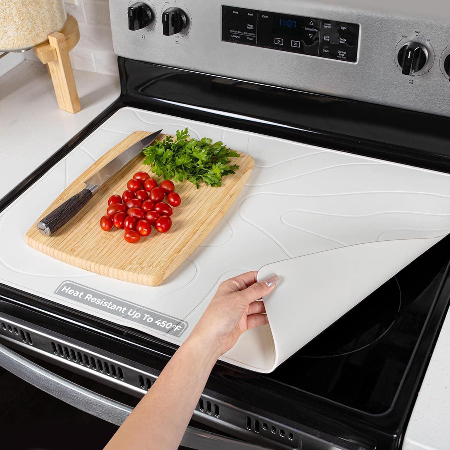 28 x 20 Inch Stove Top Silicone Mat Heat-Resistant 450°F 🍳