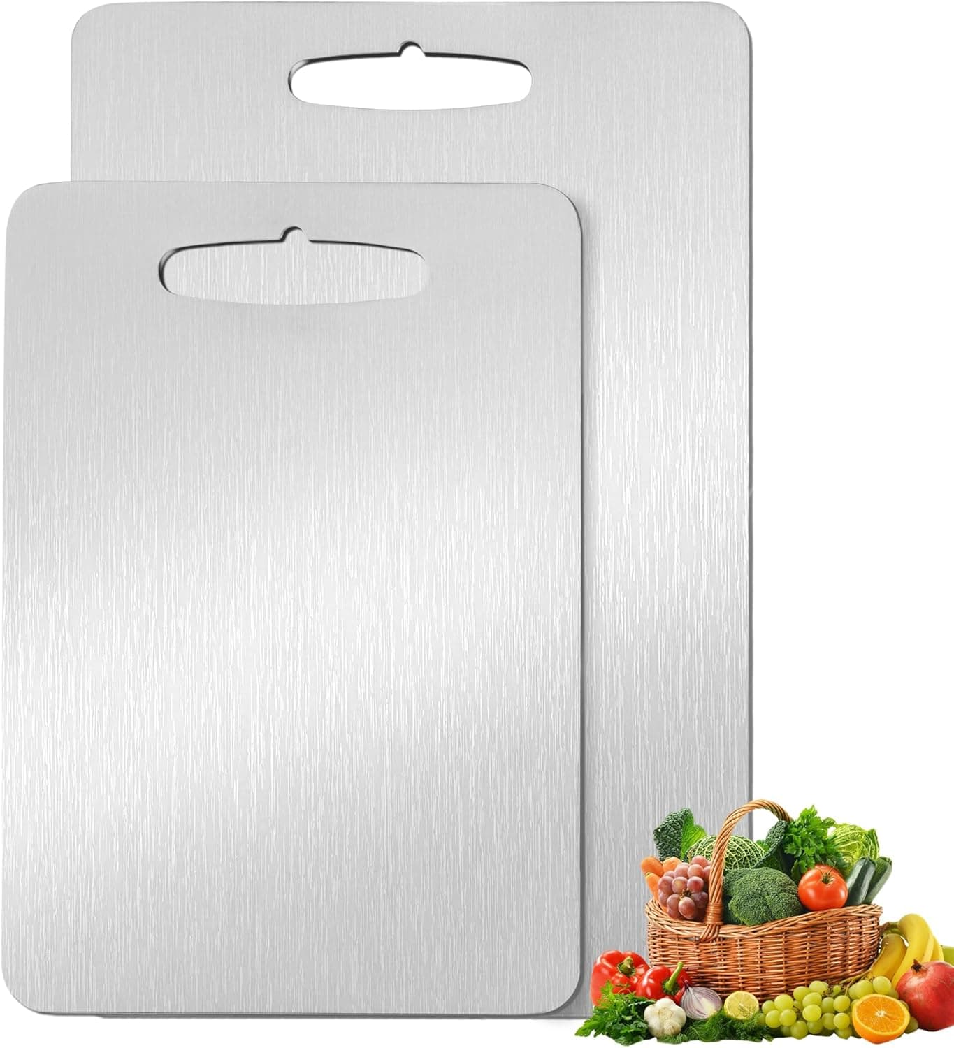 2Pack Titanium Cutting Board 2026, Double-sided 🍽️