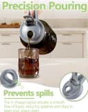 Thumbnail 2 de 32oz Glass Pitcher 2-Pack for Cold Brew & Juice 🥛